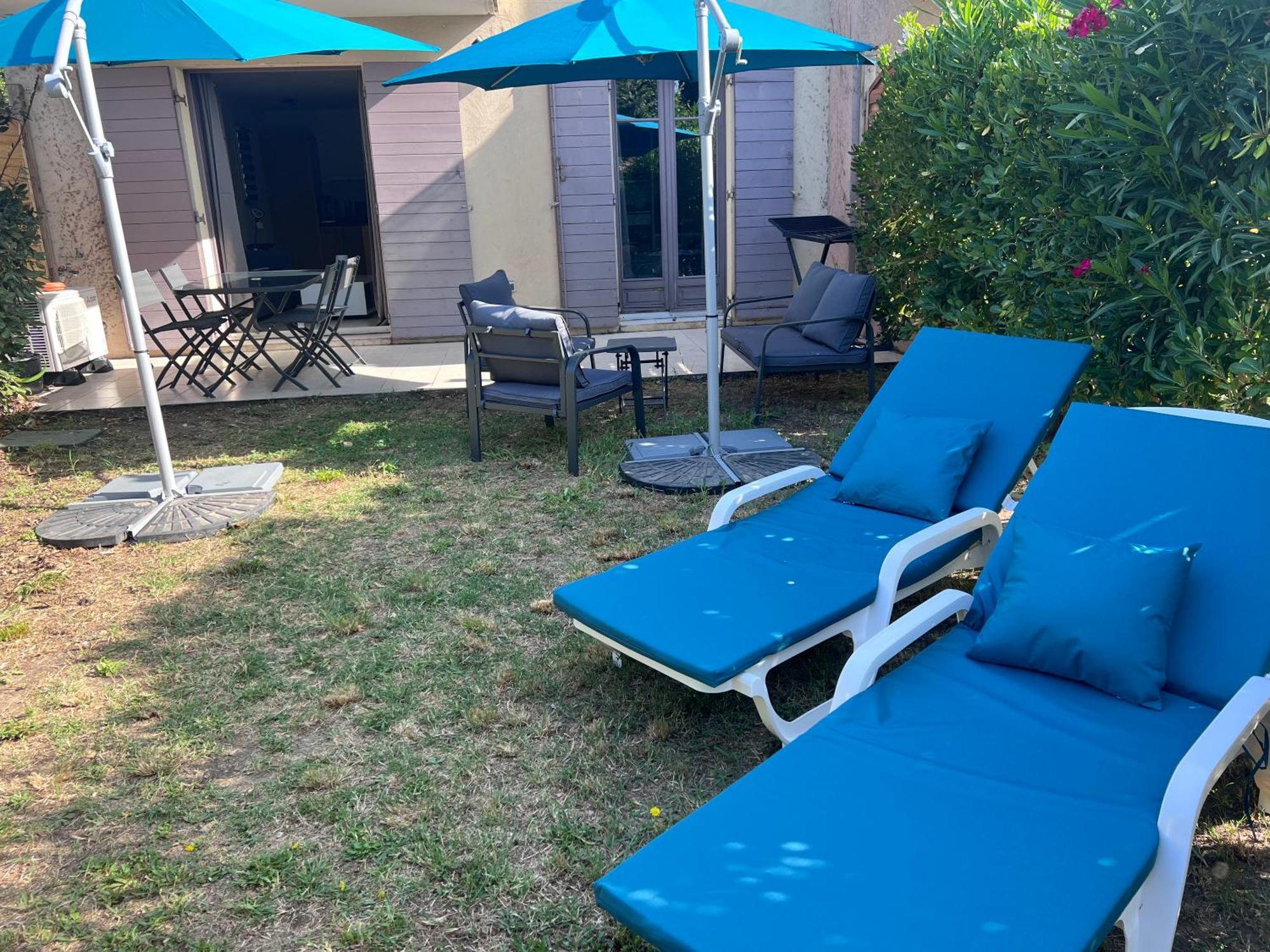 Appartement T2 Avec Jardin Prive, Piscine Et Barbecue Lorgues Extérieur photo